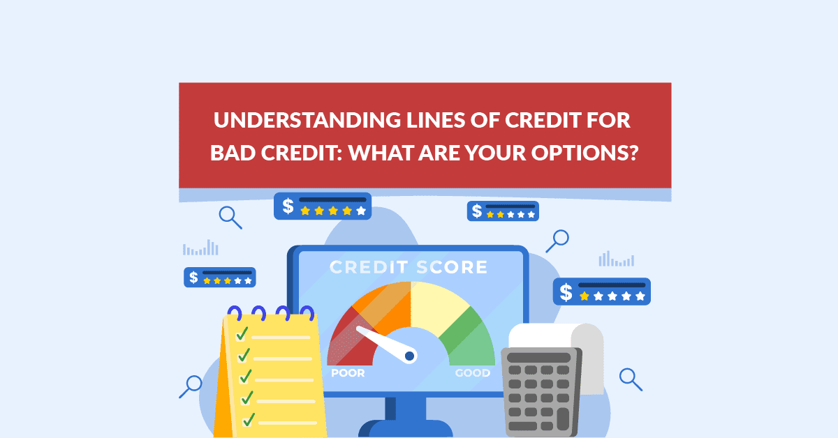 credit line for bad credit